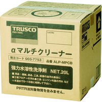 トラスコ中山 TRUSCO αマルチクリーナー 20L (1個=1箱) ALP-MPCB 1個 003-7753（直送品）