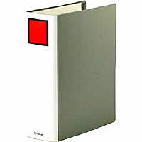 【アウトレット】キングジム　スーパードッチ脱・着N　A4タテ　とじ厚80（96）mm　307×243mm　グレー　2478Nクレ　1箱（10冊入）