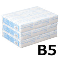 コピー用紙　マルチペーパー　スーパーホワイトJ　B5 1セット（1500枚：500枚入×3冊）　高白色　国内生産品　アスクル FSC認証 オリジナル