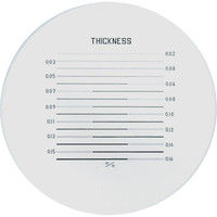 京葉光器 リーフ ガラススケール Sー203 1個 219-6140（直送品）