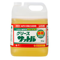 ライオンハイジーン　業務用油汚れ洗浄剤　グリースサットル　GRSST5　1箱（2個入）　（取寄品）
