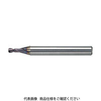 三菱マテリアル 三菱K 2枚刃エムスター 超硬ラジアスエンドミルミディアム刃長(M)2.5mm MS2MRBD0250R050 1本 671-1952（直送品）