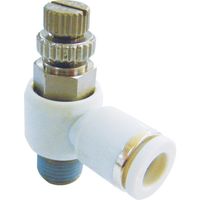 コンバム CONVUM スピードコントローラ エルボ形 適合チューブ外径6mm WNSE06-01-O 1個 363-8391（直送品）
