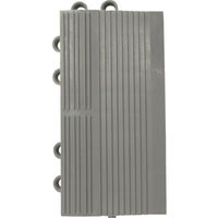 山崎産業 コンドル エバック 屋外用マット ライナーハードマット 縁駒M グレー F-120-FM-GR GY 1枚 370-1476