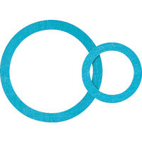 アキツ クリンガー ノンアスベストジョイントシート フランジ内パッキン5K A25 HNJ-25A-5K-U 1枚(1個) 244-0342（直送品）