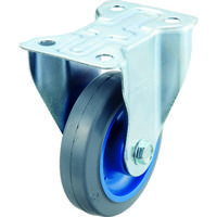 ワコーパレット ワコー エアーキャスター(固定車) 100mm ゴム車 AMR-100-NRB 1個 305-2621