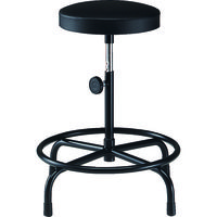 トラスコ中山 TRUSCO 作業用チェア Φ315XH500ー640 ブラック NF-25V 1脚 503-6062（直送品）