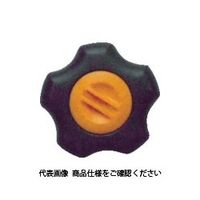 三星産業貿易 三星 フィットノブ M8 本体/黒 キャップ/橙 (5個入り) FIT-K-M8-O-5P 1袋(5個) 363-3012（直送品）
