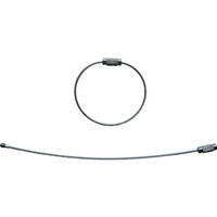 トラスコ中山 TRUSCO メッキ付ワイヤロープ PVC被覆タイプ Φ2(3