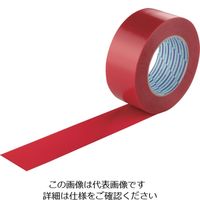 ダイヤテックス パイオラン 梱包用テープ 50mm×50m レッド K-10-RE 50MMX50M 1巻 391-4038（直送品）