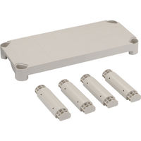 トラスコ中山 TRUSCO プラ棚用 棚板セット軽量型 脚付 800X350 TPT-234S 1セット 374-7107（直送品）