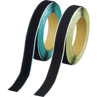 TRUSCO マジックテープ[[R下]]弱粘着タイプ50mmX5m黒(1巻=1セット) TPD-505MTS-BK 1セット(1巻)（直送品）