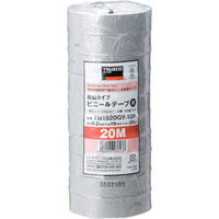 トラスコ中山 脱鉛タイプ　ビニールテープ　１９Ｘ２０ｍ　灰 TM1920GY-10P 1パック（10巻） 375-9351