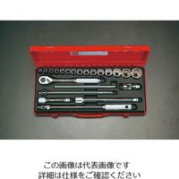 エスコ 1/2”DR ソケットレンチセット EA618C-10 1組(1セット)（直送品）