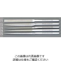 エスコ 220mm/#100 ダイヤモンド ハビリスやすり(半丸) EA826VK-72 1本（直送品）