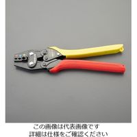 エスコ 1.25ー 5.5mm2 圧着ペンチ(絶縁端子用) EA538JH 1丁（直送品）