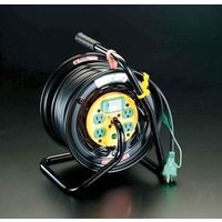 エスコ（esco） AC125V/22A/30m コンセンント固定リール（漏電遮断付） 1個 EA815DA-3（直送品）