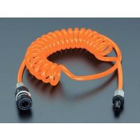 エスコ（esco） 5.0/ 8.0mmx10m ウレタンホース（カプラー付） 1本 EA125CA-10（直送品）