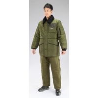 エスコ [ XL] 防寒服上下セット(Sage) EA915GM-33 1組（直送品）