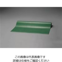 エスコ 1.0x5.0m/3.0mm ゴムマット(筋入・緑) EA997RA-5 1巻（直送品）