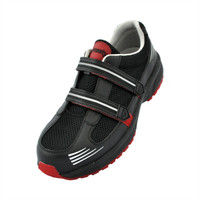 JSAA認定 作業靴 プロスニーカー ダイナスティライト DL23M 27.5cm ブラック/レッド R9209013314 1足（直送品）