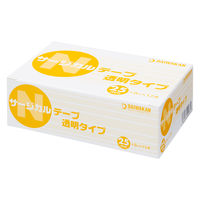 大和漢　ダイワカンサージカルテーププラスチック透明　25mm×9m　4022590　1箱（12巻入）