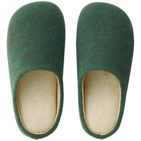 テンダイ　フェルトルームシューズ　ラウンド　L　ダークグリーン　TD20-2_008　1足