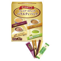 【アウトレット】片岡物産　プレミアスティック　4種バラエティパック　1箱（20本入）