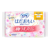 ナプキン 生理用品 軽い日用 羽なし ソフィ はだおもい 極うすスリム 1個（34枚入） ユニ・チャーム