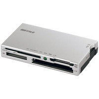 バッファロー　58メディア対応カードリーダーライター　シルバー　BSCR08U2SV　1台