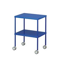 アズワン カラフル回診車 手摺無し ブルー 600×450×792mm 0-210-09 1台（直送品）