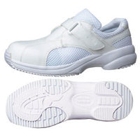 ミドリ安全 ナースシューズ スニーカー CSSー01CP 27.5cm ホワイト 2125023614 1足（直送品）