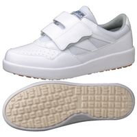 ミドリ安全 作業靴 耐滑 スニーカー H716N 先芯なし 大 29.0cm ホワイト 2125072102 1足（直送品）