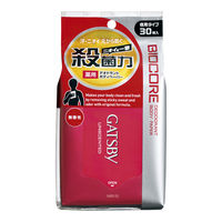 GATSBY（ギャツビー）　デオドラントボディペーパー　バイオコア（徳用）　無香料30枚入　マンダム