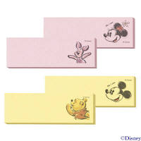 【アウトレット】スリーエム　ポスト・イット（R）ふせん　ディズニーシリーズ　アソート　74mm　1パック（4冊入：イエロー、ピンク各2冊）