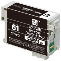 エコリカ エプソン（EPSON）用 リサイクルインク ECI-E70L6P+BK