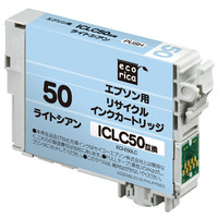 エコリカ　リサイクルインク　ECI-E50LC　ICLC50 対応   1個