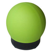 中央可鍛工業　ボール型チェア　座BALL固定型Sタイプ　グリーン　幅φ435mm×高さ480mm　（取寄品）