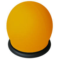 中央可鍛工業　ボール型チェア　座BALL回転型Bタイプ　オレンジ　幅φ500mm×高さ510mm　（取寄品）
