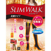 【アウトレット】スリムウォーク　美脚タイツ・ブラック　S～M 80デニール　ピップ