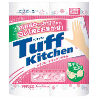 エリエール　タフキッチンタオル　1パック（2ロール入）