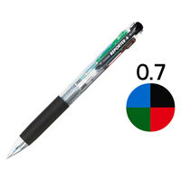 三菱鉛筆uni ジェットストリーム ボールペン 水色軸 4色 0.7mm SXE4