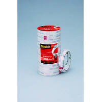 【アウトレット】スコッチ（R）透明粘着テープ　透明美色大巻18mm　１セット（２０巻：１０巻×２）　BK-18　スリーエム