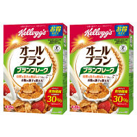 【アウトレット】ケロッグ　オールブラン　ブランフレークプレーン　お得サイズ　1セット（435g×2個）