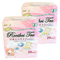 国太楼　有機ルイボスティー三角ティーバッグ　2個（1個20袋入×2）　1セット　ハーブティー（ティーバッグ）