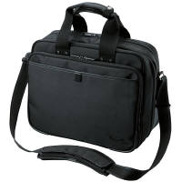 使用不可【使用不可】エレコム　丈夫なビジネスバッグ マチ幅+4cm拡張タイプ　BM-BZ02BK　（取寄品）