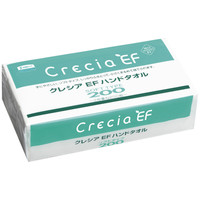 使用不可日本製紙クレシア　クレシアEFハンドタオル　ソフトタイプ200　（ダブル）