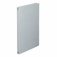 プラス　PPフラットファイル樹脂製とじ具　A4タテ　背幅18mm　ブルー　No.025P　78006　1袋（5冊入）