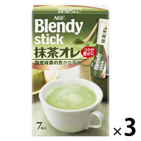 味の素AGF ブレンディ スティック 抹茶オレ 1セット（21本：7本入×3箱）