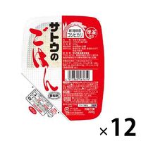 サトウ食品　サトウのごはん 新潟県産コシヒカリ 200g　1セット（12食入)　パックごはん　包装米飯